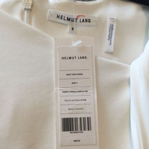 Helmut Lang Twisted Mini Tank Dress - Picture 7 of 10